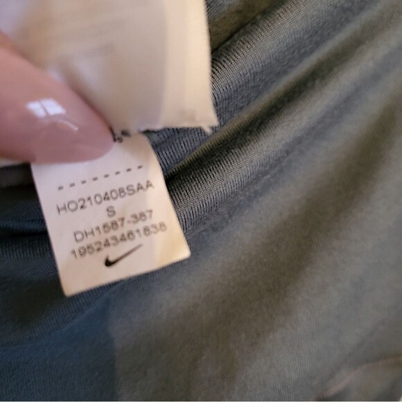 Nike Maternity Leggings Sz s Heather Blue Gray - Picture 8 of 9